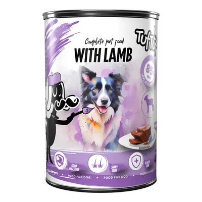 TufTuf Nassfutter für Hunde – Fleischpastete Dose 400 g