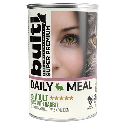 BULTI Daily Meal Adult Nassfutter für Katzen – Dose 400 g