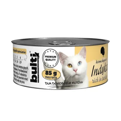 BULTI Nassfutter für Katzen – Alleinfuttermittel Dose 85 g BULTI Nassfutter für Katzen – Alleinfuttermittel Dose 85 g