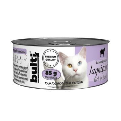 BULTI Nassfutter für Katzen – Alleinfuttermittel Dose 85 g