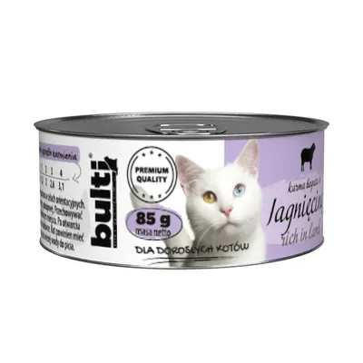 BULTI Nassfutter für Katzen – Alleinfuttermittel Dose 85 g BULTI Nassfutter für Katzen – Alleinfuttermittel Dose 85 g