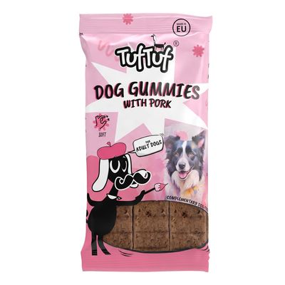 TufTuf Hunde-Gelee Streifen – Hundesnack 6 Stück