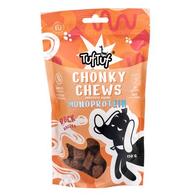 TufTuf Chonky Chews – Monoprotein Hundesnack 150 g