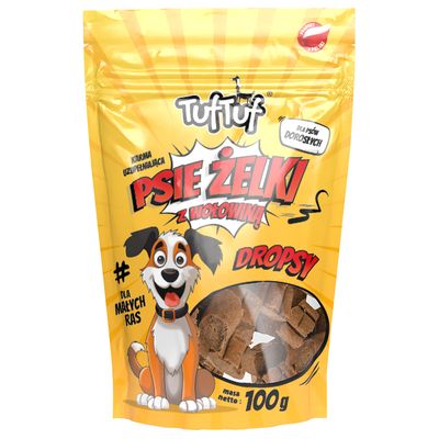 TufTuf Hunde-Gelee Drops – Hundesnack 80 g