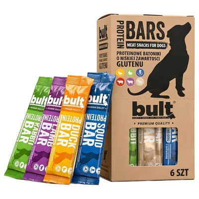 BULT Protein Bar Hundesnack Mix – 6 Sorten BULT Protein Bar Hundesnack Mix – 6 Sorten