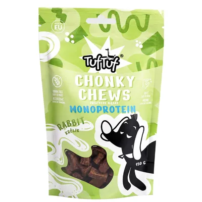 TufTuf Chonky Chews – Monoprotein Hundesnack 150 g TufTuf Chonky Chews – Monoprotein Hundesnack 150 g