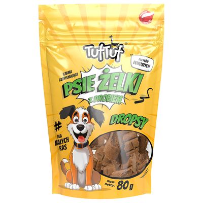 TufTuf Hunde-Gelee Drops – Hundesnack 80 g