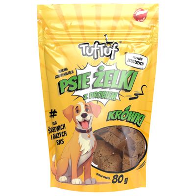TufTuf Hunde-Gelee Würfel – Hundesnack 80 g