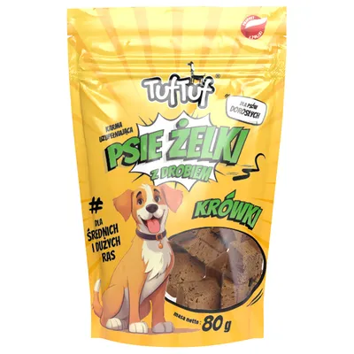 TufTuf Hunde-Gelee Würfel – Hundesnack 80 g TufTuf Hunde-Gelee Würfel – Hundesnack 80 g
