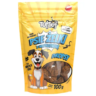 TufTuf Hunde-Gelee Drops – Hundesnack 80 g TufTuf Hunde-Gelee Drops – Hundesnack 80 g