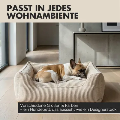 PAW WOW Hundebett ANTON Cord Beige