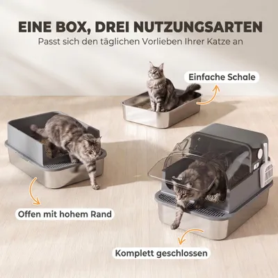 PawHut Katzentoilette
