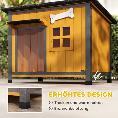 PawHut Outdoor Hundehütte PawHut Outdoor Hundehütte