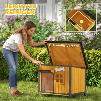 PawHut Outdoor Hundehütte