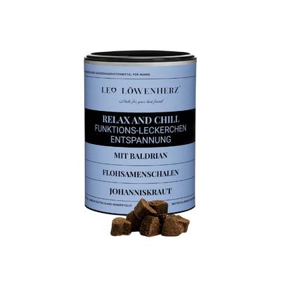 LEO LÖWENHERZ Relax and Chill 370g  Beruhigungsleckerlis für Hunde