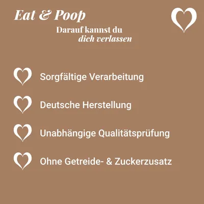 LEO LÖWENHERZ Eat and Poop 370g Hundeleckerli mit Flohsamenschalen LEO LÖWENHERZ Eat and Poop 370g Hundeleckerli mit Flohsamenschalen
