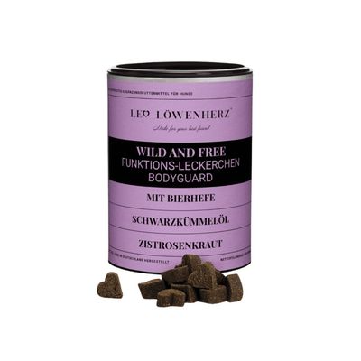 LEO LÖWENHERZ Wild and Free 370g Hundeleckerli mit Bierhefe & Zistrose
