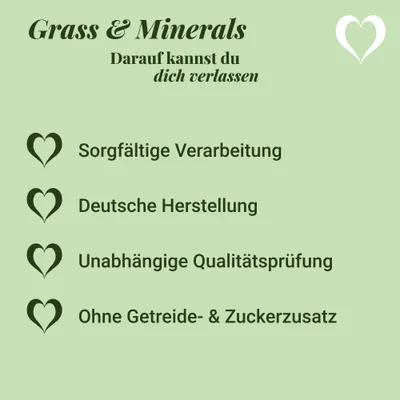 LEO LÖWENHERZ Gras und Minerals 370g Hundeergänzungsfutter