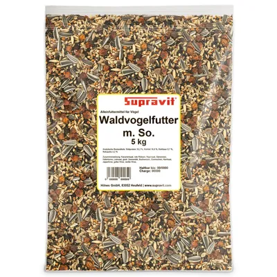 Supravit Nourriture pour oiseaux sauvages avec graines de tournesol Supravit Nourriture pour oiseaux sauvages avec graines de tournesol