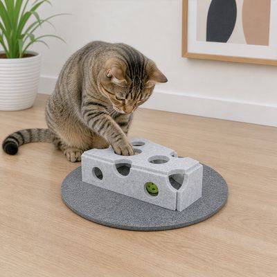 Canadian Cat Company Katzenspielzeug CHEDDY aus Filz mit Bällen