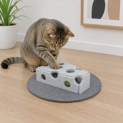 Canadian Cat Company Katzenspielzeug CHEDDY aus Filz mit Bällen