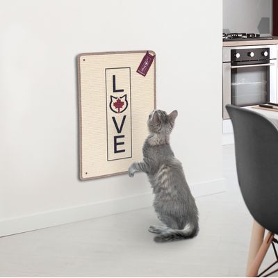 Canadian Cat Company Kratzteppich für Katzen mit Wandbefestigung