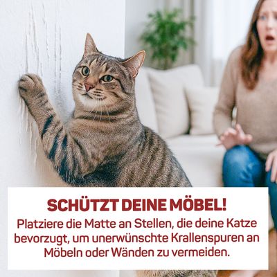 Canadian Cat Company Kratzteppich für Katzen mit Wandbefestigung
