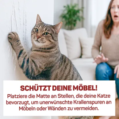 Canadian Cat Company Kratzteppich für Katzen mit Wandbefestigung
