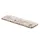 L 90 x B 28 x H 1.5 cm - braun-beige
