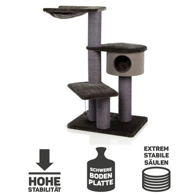 Canadian Cat Company Kratzbaum COONY 130 mit dicken Sisalsäulen