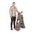 L 78 x B 33 x H 125 cm - grau
