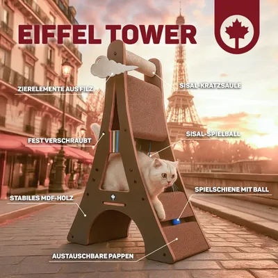 Canadian Cat Company Kratzmöbel EIFFELTURM Kletterturm Canadian Cat Company Kratzmöbel EIFFELTURM Kletterturm