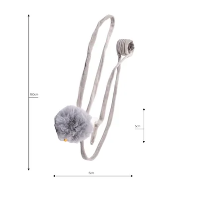 Canadian Cat Company Katzenspielzeug Flex-Schlange aus Plüsch für die Wand Canadian Cat Company Katzenspielzeug Flex-Schlange aus Plüsch für die Wand