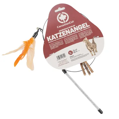 Canadian Cat Company Katzenangel mit Draht & Federanhänger