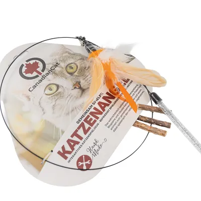 Canadian Cat Company Katzenangel mit Draht & Federanhänger
