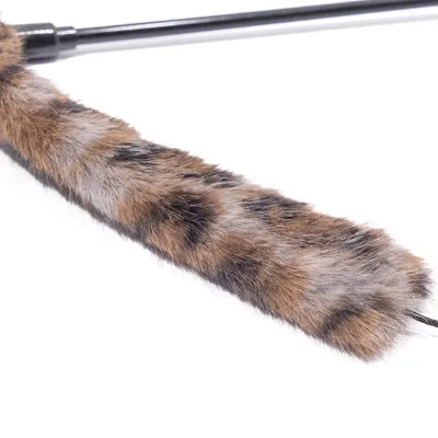 Canadian Cat Company Katzenangel mit Fellstück und Federanhang XL Canadian Cat Company Katzenangel mit Fellstück und Federanhang XL
