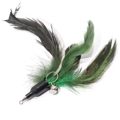 Canadian Cat Company Katzenangel-Anhänger Feder mit Glöckchen Canadian Cat Company Katzenangel-Anhänger Feder mit Glöckchen