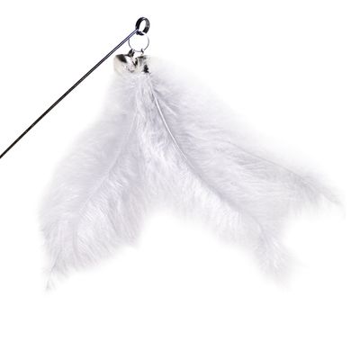 Canadian Cat Company Katzenangel-Anhänger Feder mit Glöckchen