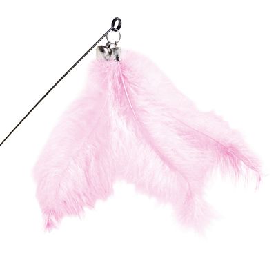 Canadian Cat Company Katzenangel-Anhänger Feder mit Glöckchen