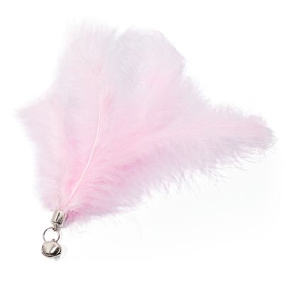 Canadian Cat Company Katzenangel-Anhänger Feder mit Glöckchen