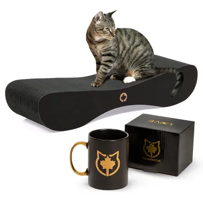 Canadian Cat Company Kratzbrett Set ORBIT 2.0 & LOVE-Tasse Canadian Cat Company Kratzbrett Set ORBIT 2.0 & LOVE-Tasse