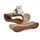 L 84 x B 23 x H 24 cm - walnuss gemasert