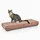 L 86 x B 27 x H 11.5 cm - walnuss gemasert