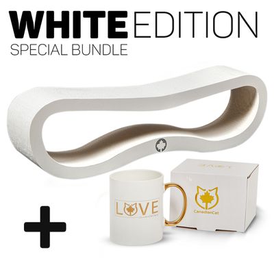 Canadian Cat Company Kratzbrett Set ORBIT 2.0 & LOVE-Tasse