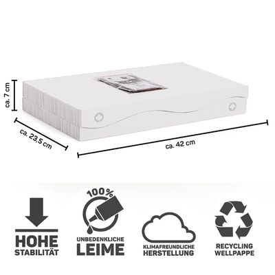 Canadian Cat Company Kratzblock aus zwei Kratzwellen 2 in 1 Kratzpappe