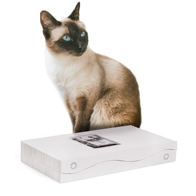 Canadian Cat Company Kratzblock aus zwei Kratzwellen 2 in 1 Kratzpappe