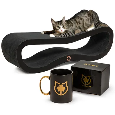 Canadian Cat Company Kratzbrett Set ORBIT 2.0 & LOVE-Tasse Canadian Cat Company Kratzbrett Set ORBIT 2.0 & LOVE-Tasse