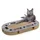 L 65 x B 35 x H 5.8 cm - Gr. S / grau