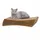 L 24 x B 76 x H 15 cm - walnuss gemasert