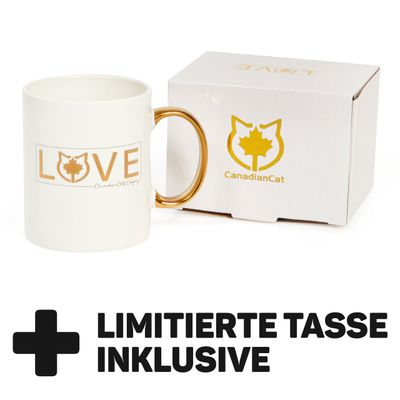 Canadian Cat Company Kratzbrett SATELLITE 2.0 & LOVE-Tasse